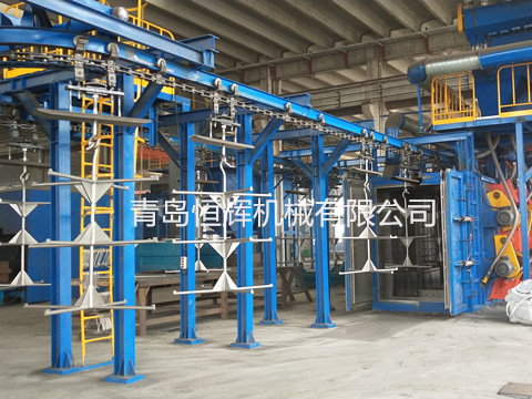 懸鏈通過式拋丸機